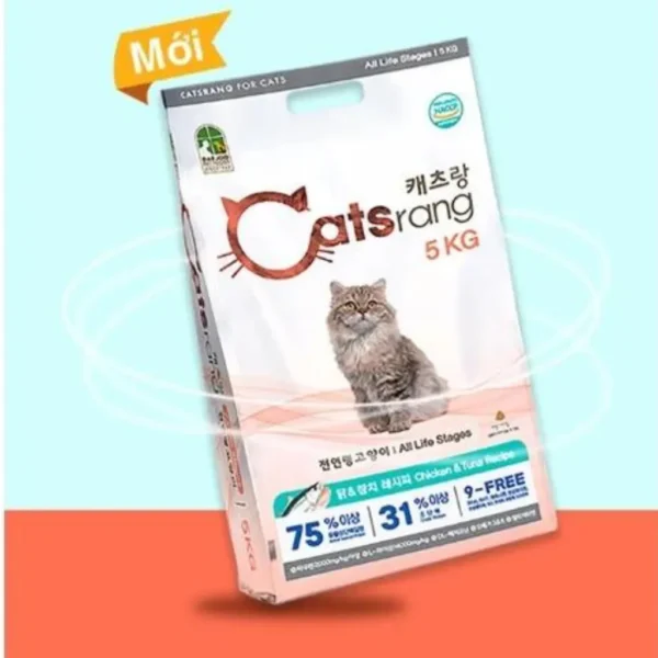 Hạt Catsrang 5Kg- Thức Ăn Khô Cho Mèo Mọi Lứa Tuổi