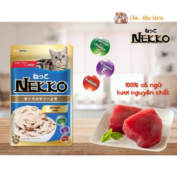 Pate Mèo Dạng Thạch Nekko Jelly 70g 28 Vị Nội Địa Thái Lan