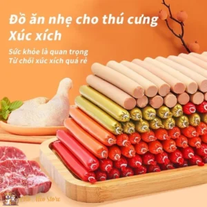 Xúc Xích Cho Chó Mèo Bioline Nhiều Vị (Gói 30 Cây)